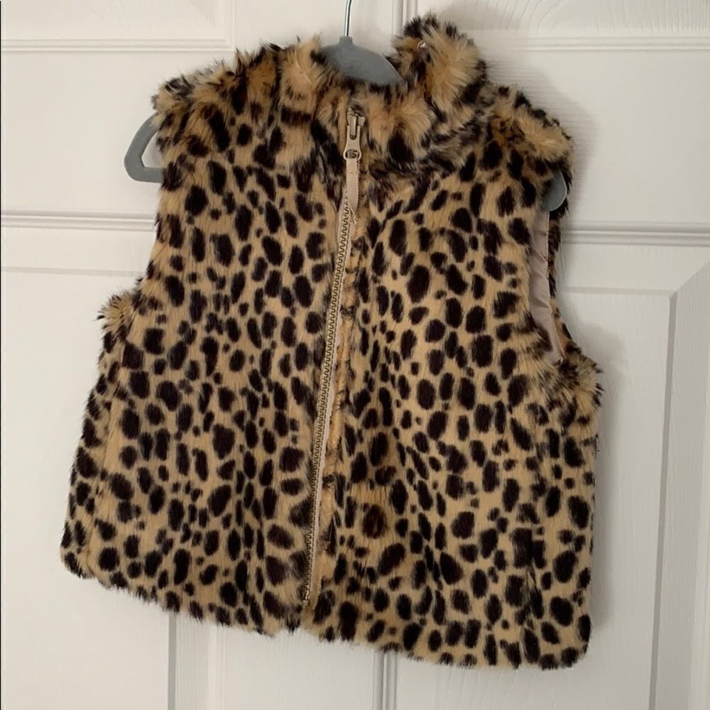 J. Crew Crewcuts toddler leopard vest